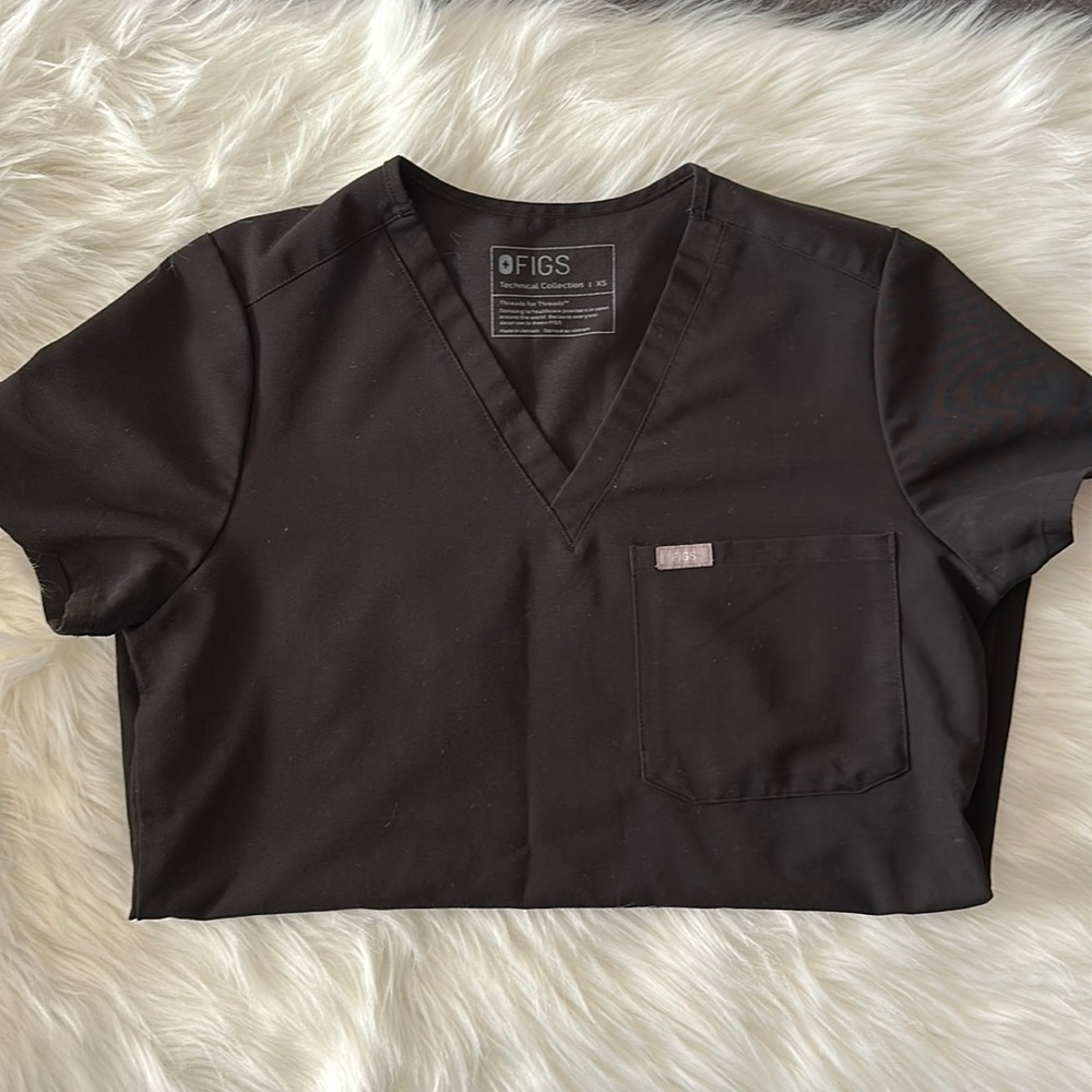 Figs Catarina Top in Black